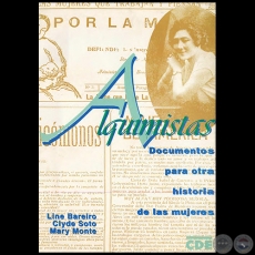 ALQUIMISTAS. Documentos para otra historia de las mujeres - Autoras: LINE BAREIRO / CLYDE SOTO / MARY MONTE - Año 1993